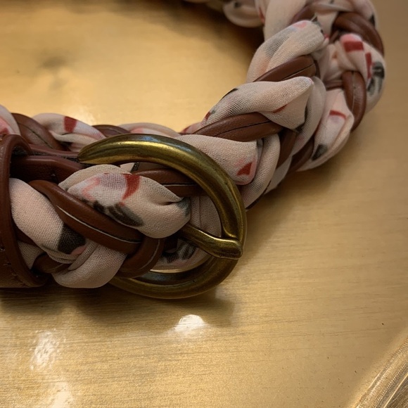 Anthropologie Judy  floral braided weave belt size medium new without ta… main image 8